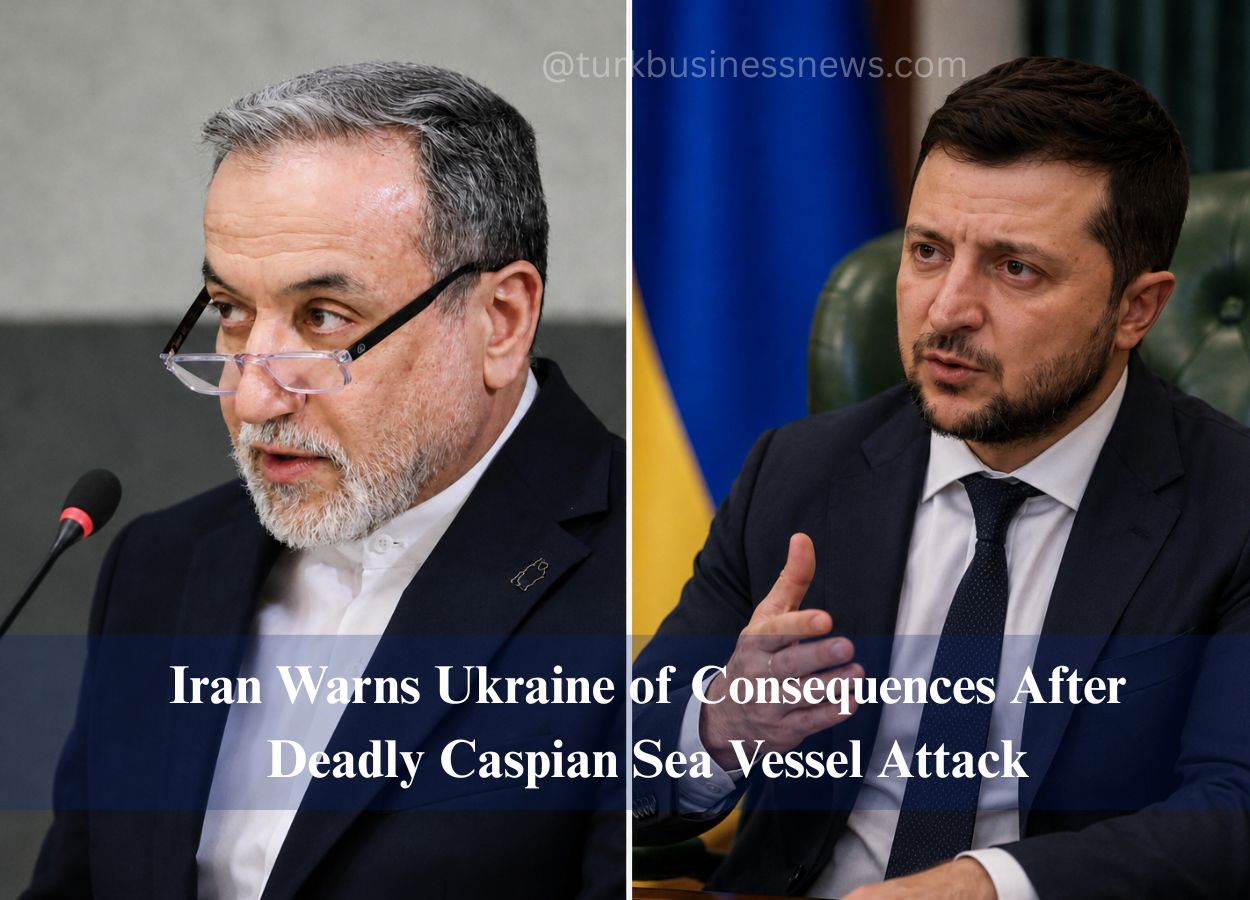 Iran Warns Ukraine of Consequences After Deadly Caspian Sea Vessel Attack