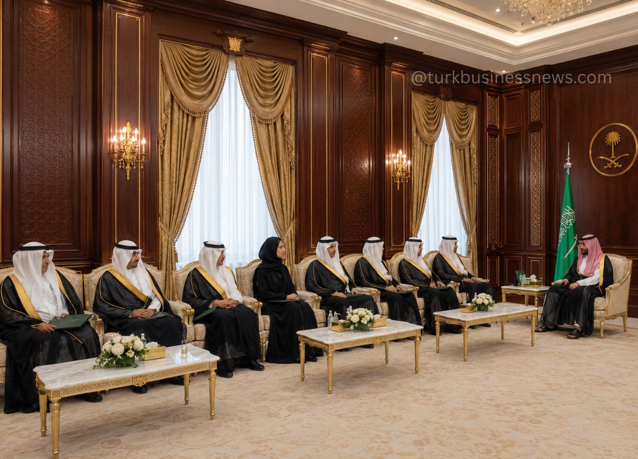 Crown Prince Mohammed bin Salman Swears In Eight New Saudi Ambassadors in Jeddah