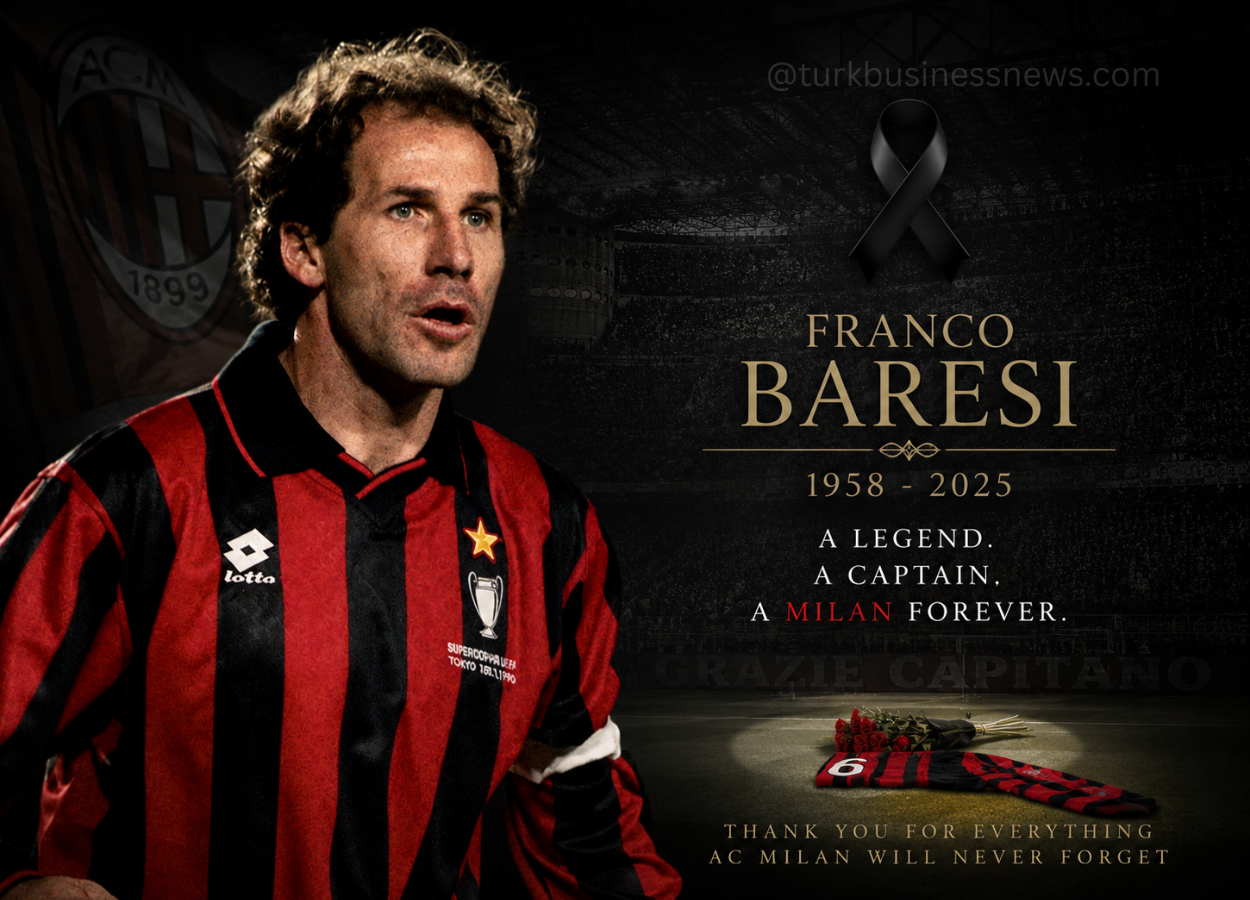 AC Milan Pays Emotional Tribute to Franco Baresi, Calling Club Icon ‘Forever’ After His Death at 66