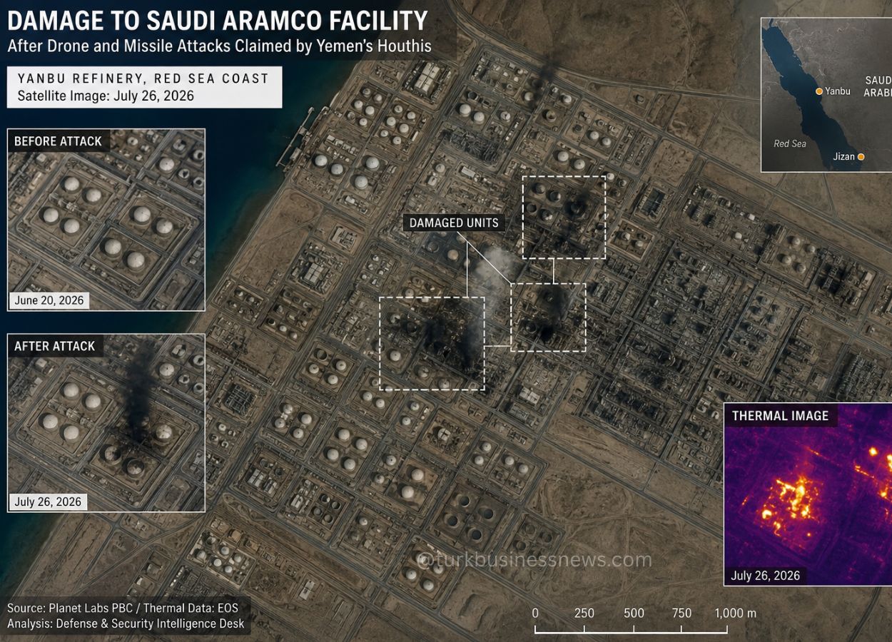 Satellite Images Show Damage at Saudi Aramco Facilities Following Reported Houthi Attacks