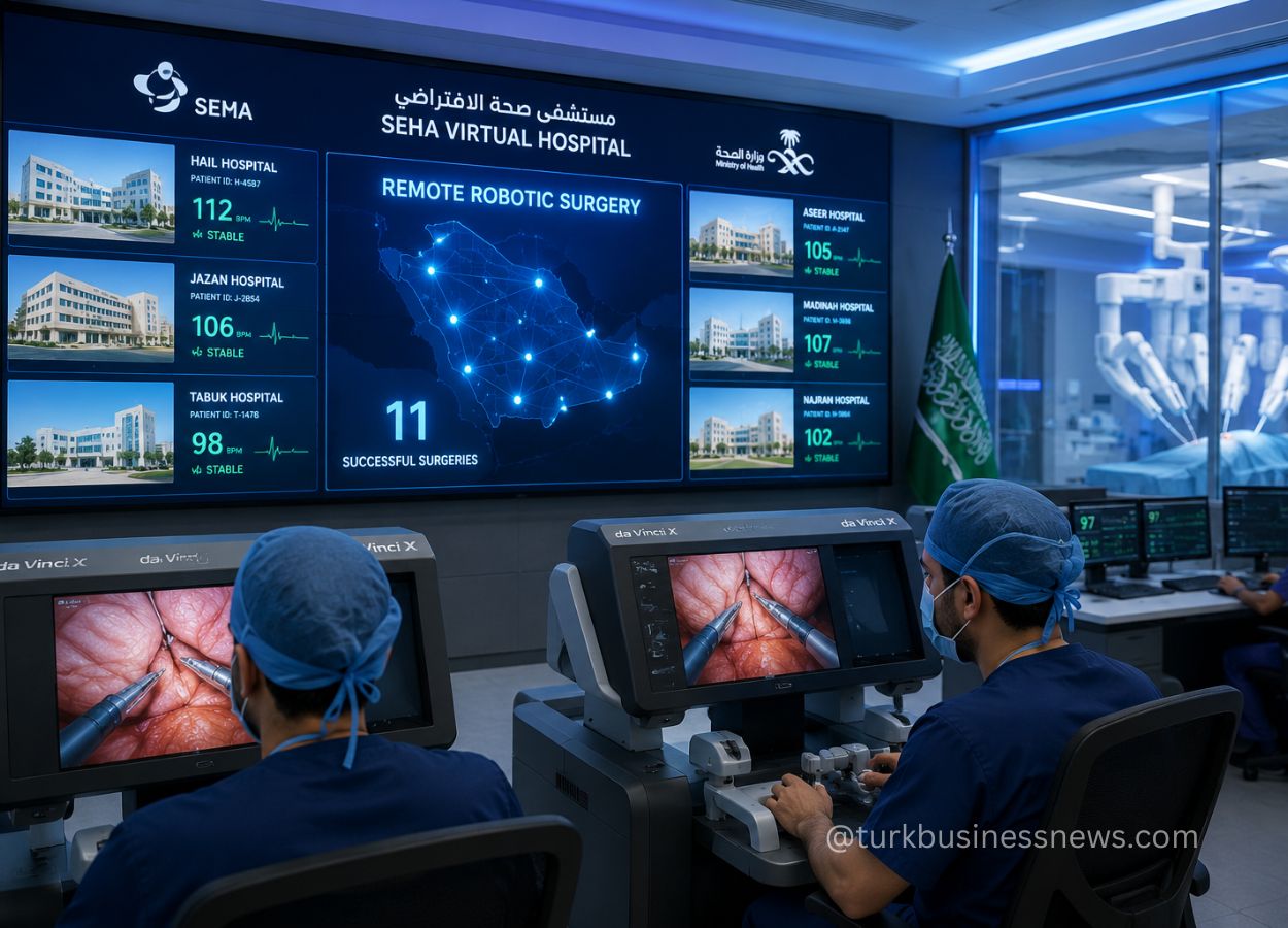 Saudi Virtual Hospital Achieves Milestone With 11 Remote Robotic Surgeries