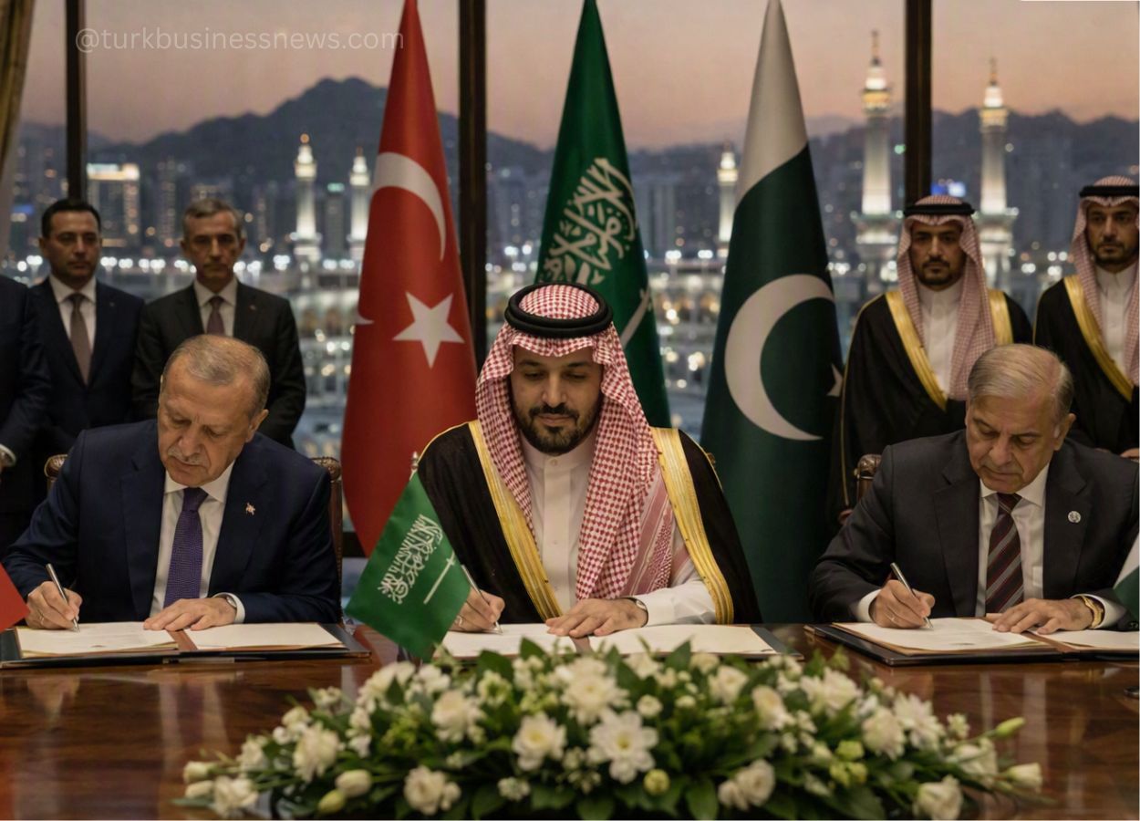 Saudi Arabia, Pakistan and Turkey sign a joint defence agreement in Mecca