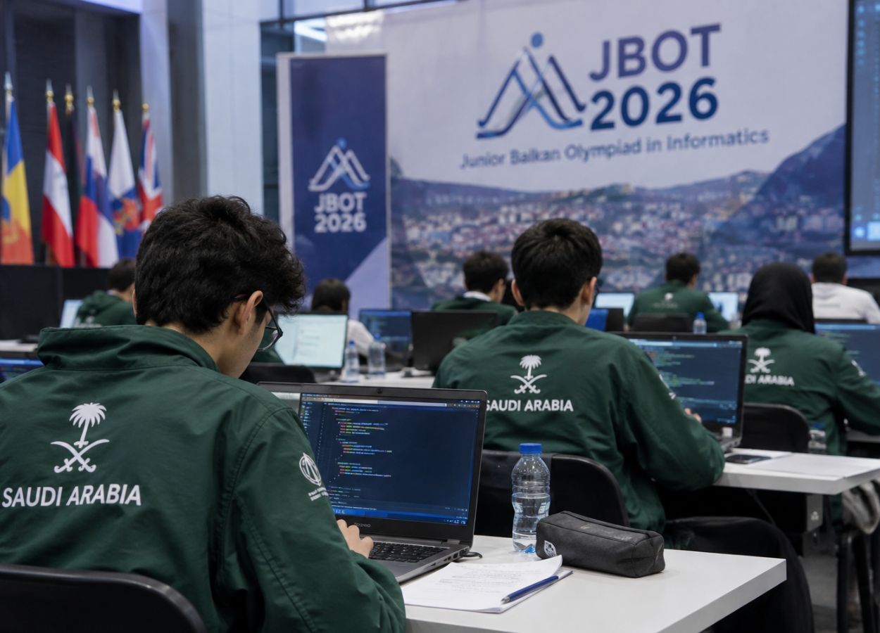 Saudi Students Secure Full Medal Sweep at 19th Junior Balkan Olympiad in Informatics Saudi Students Secure Full Medal Sweep at 19th Junior Balkan Olympiad in Informatics
